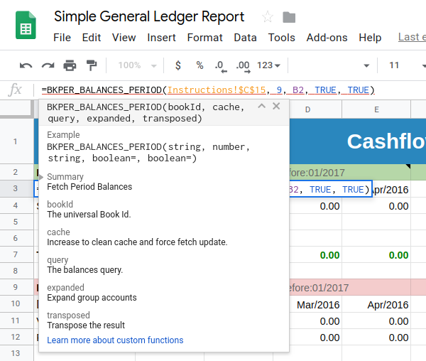Bkper Function autocomplete